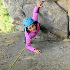 Climbing in Suesca