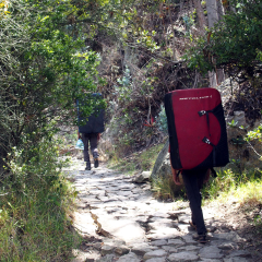 Caminando sobre antiguos caminos indígenas en Sutatausa